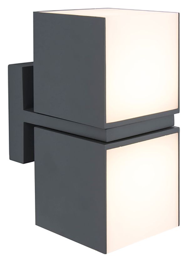 Lutec Cuba Double Head LED Rotatable Wall Light