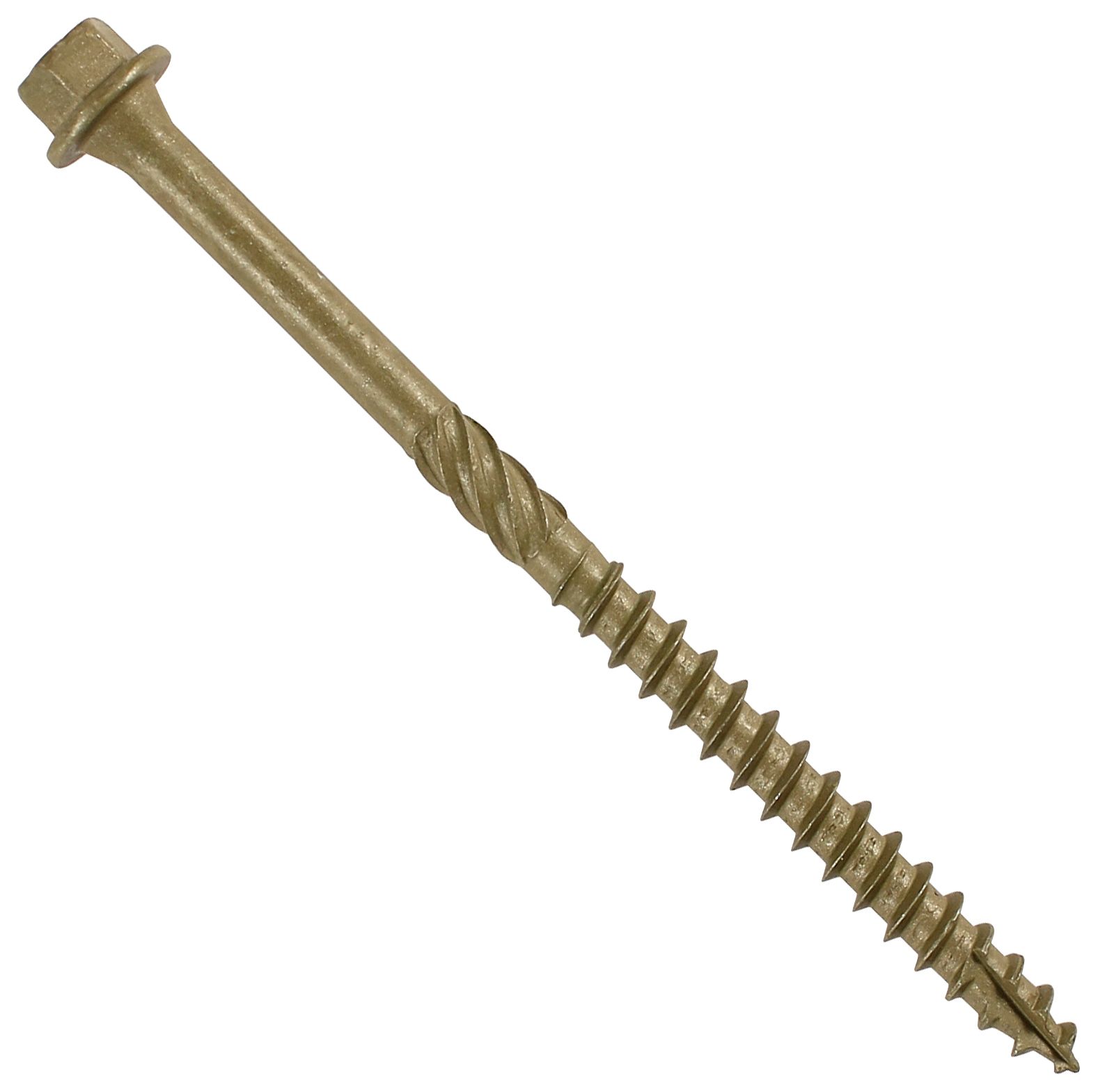 Image of Timco In-dex Timber Screws Hex Green 6.7 x 60mm 50 Pack