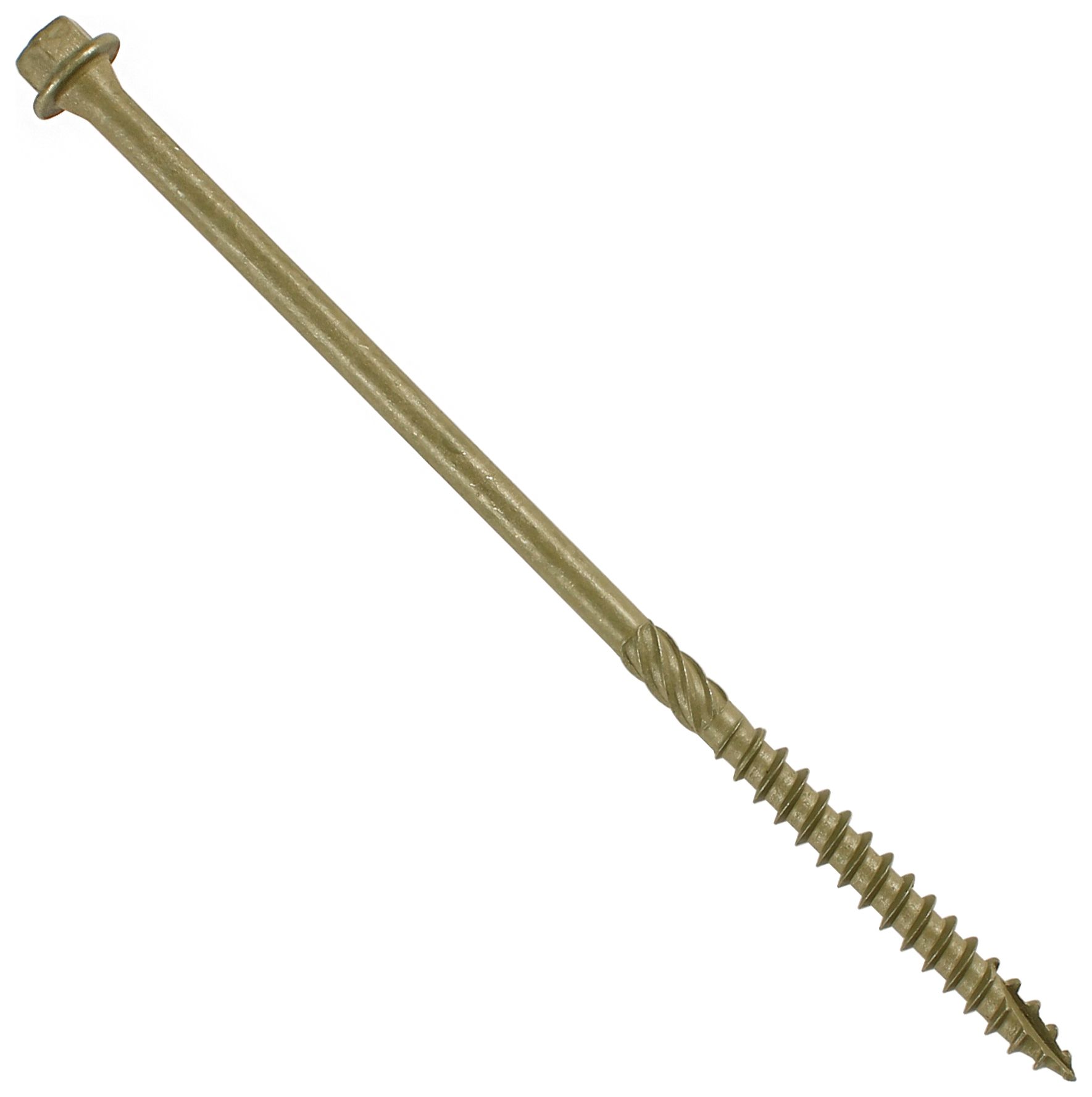 Image of Timco In-dex Timber Screws Hex Green 6.7 x 100mm 50 Pack