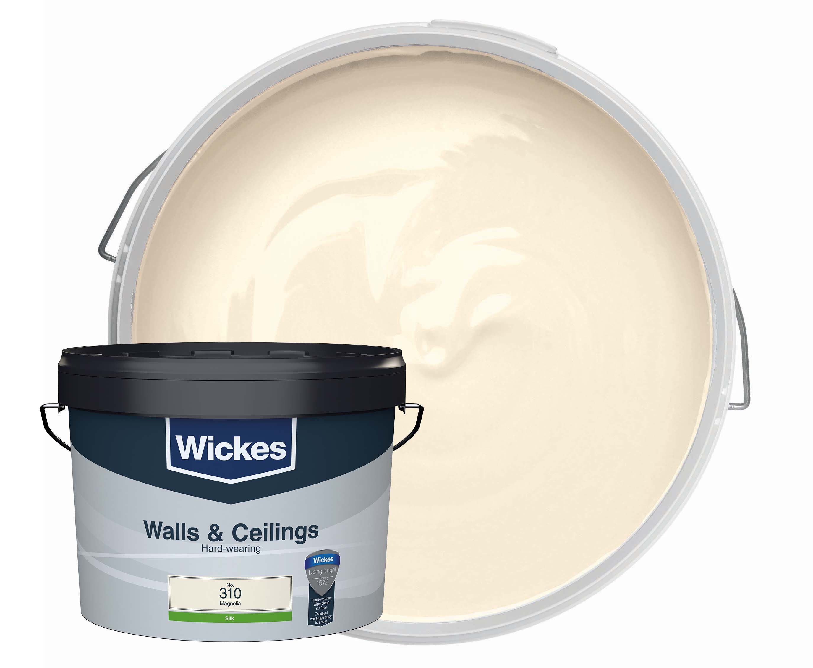 Wickes Vinyl Silk Magnolia 10L