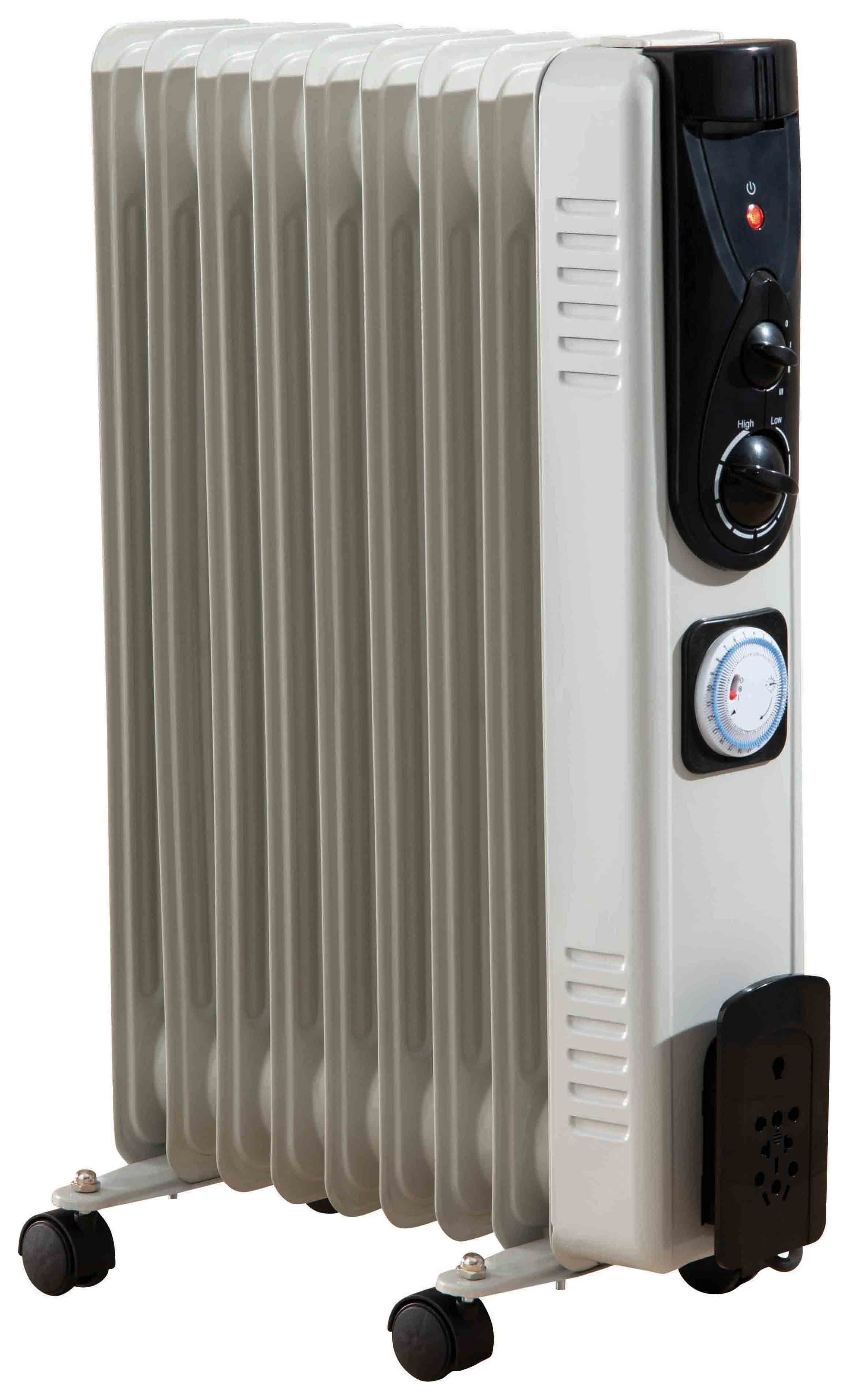 Fine Elements Oil Filled Radiator 2kw - White