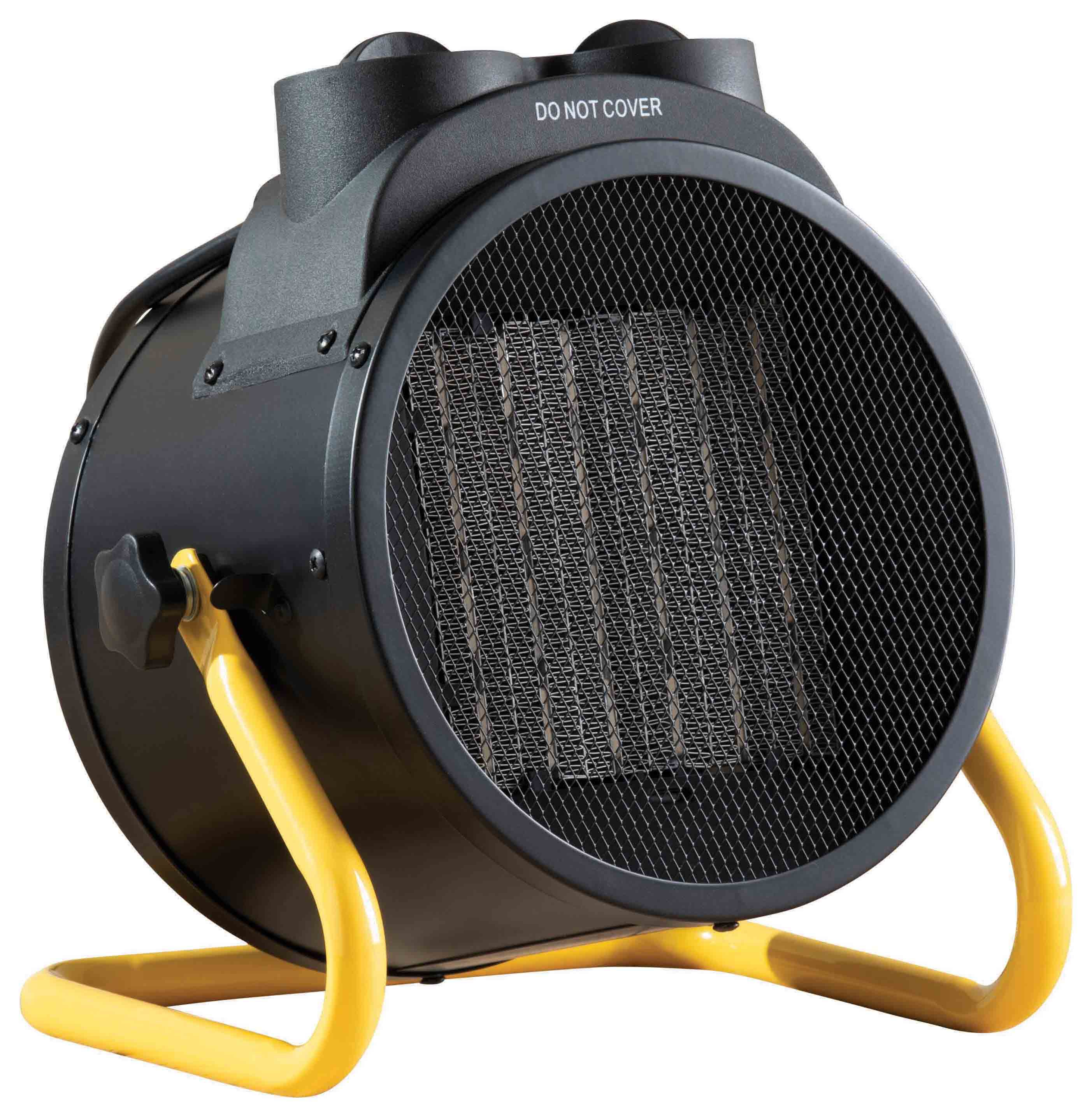 Fine Elements Heavy Duty Ptc Fan Heater 3kw Black Wickes.co.uk