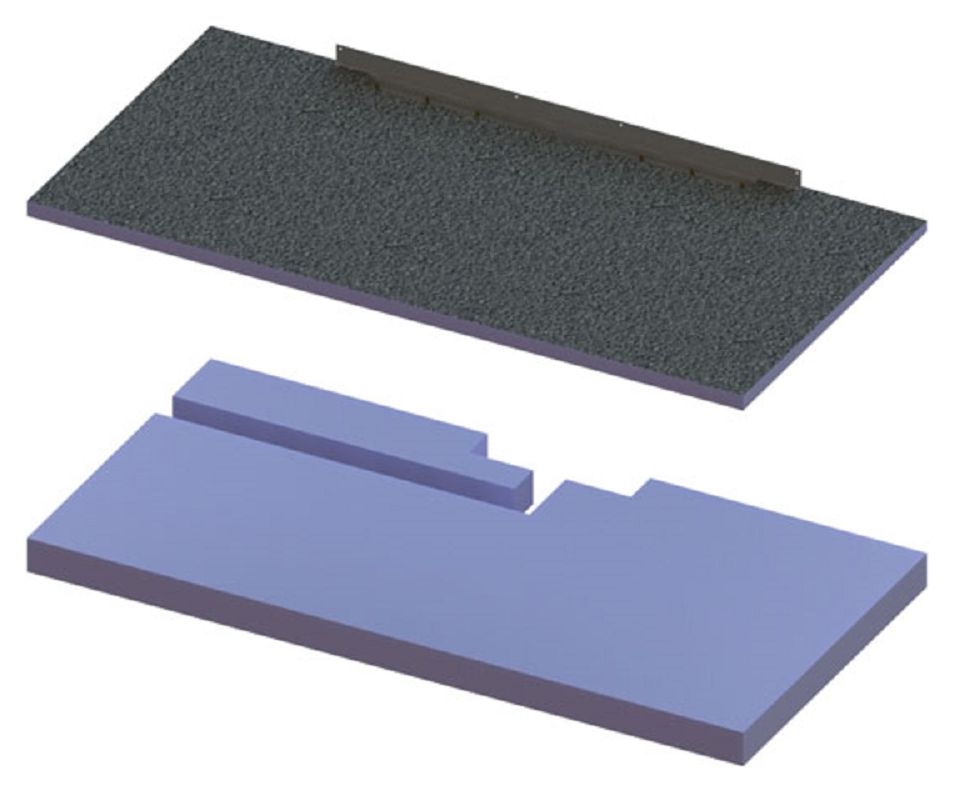 Image of Wickes 140mm Elements Concept Raised Base Shower Tray Kit For Infinity Trays - 1850 X 900mm