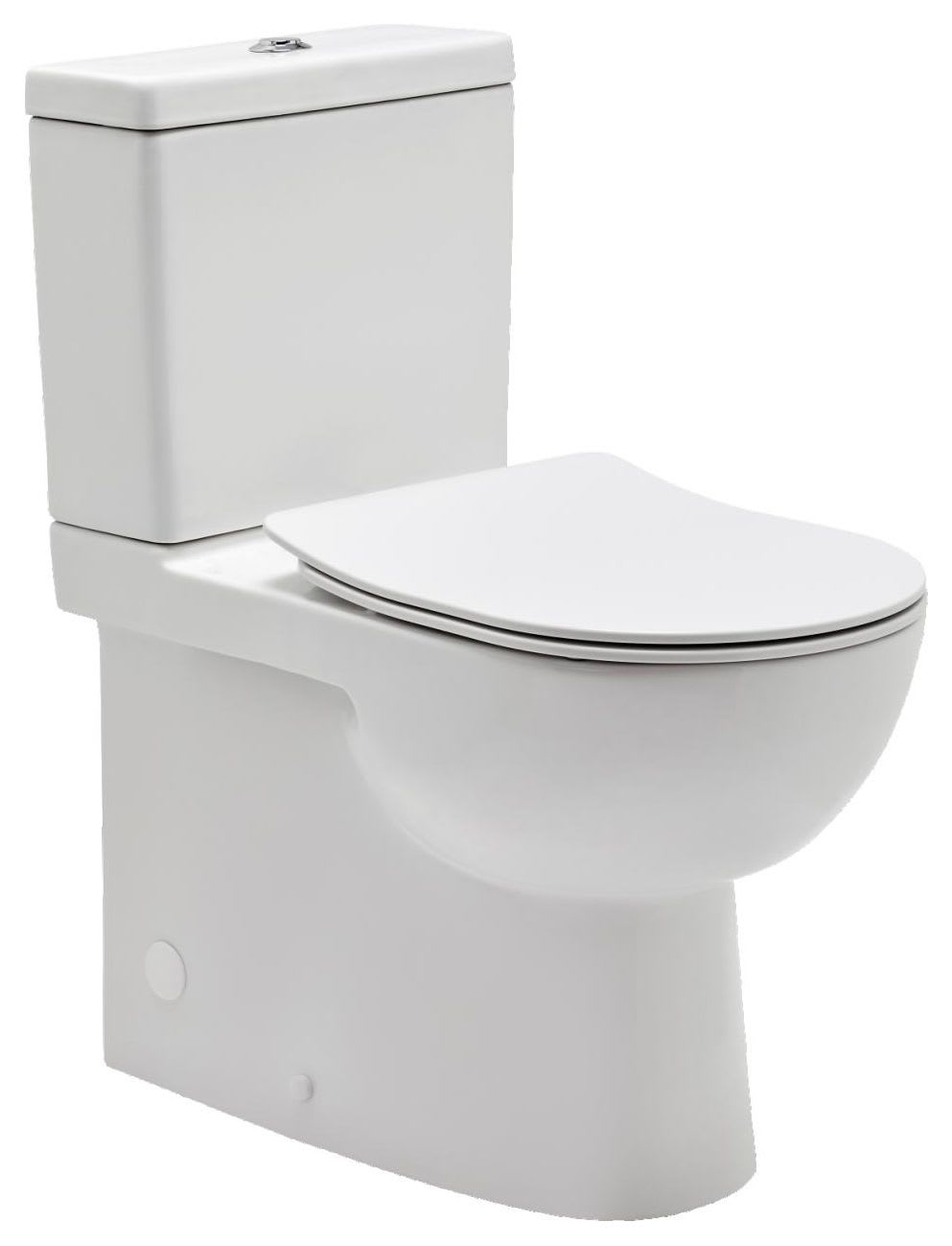 Wickes Phoenix Comfort Height Close Coupled Toilet Pan, Cistern & Soft