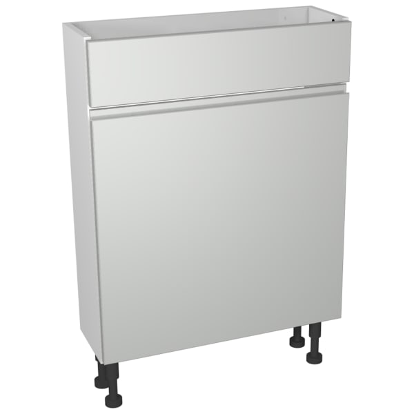Wickes Hertford Gloss Grey Compact Toilet Unit - 600 x 735mm