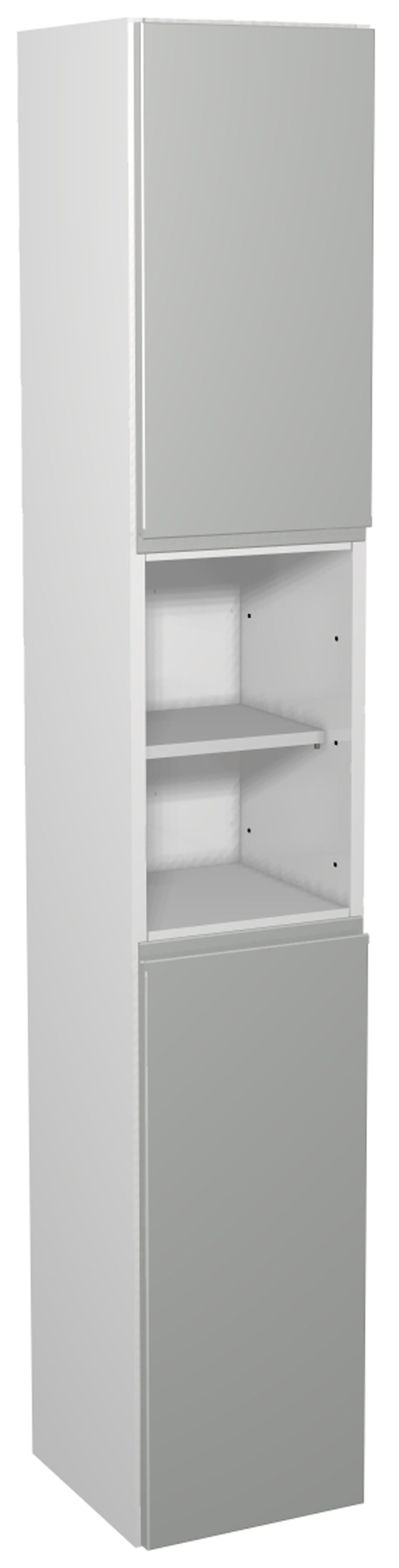 Image of Wickes Hertford Gloss Grey Tower Unit - 300 x 1762mm