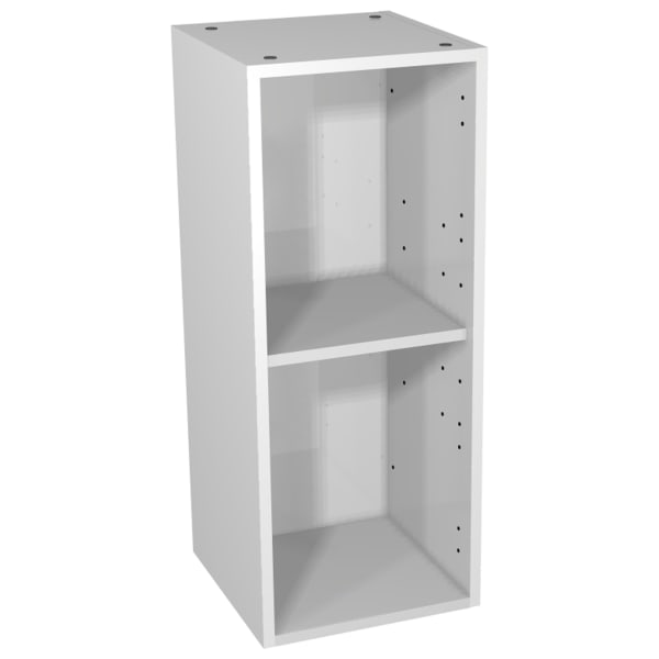 Hertford Dove Grey Floorstanding Open Storage Unit - 300 x 735mm