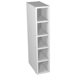 Wickes Fitted Furniture White Gloss Base/Wall Towel Storage Unit - 150 x 735mm