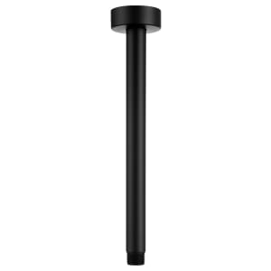 Image of Bristan Round Ceiling Mounted Black Shower Arm - 200mm