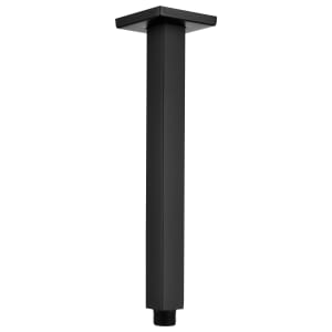 Bristan Square Ceiling Mounted Black Shower Arm - 200mm