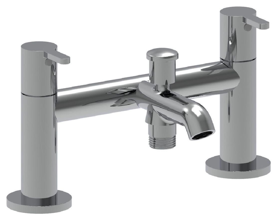 Roca Carelia Bath Shower Mixer Tap with Cold Start Technology - Chrome