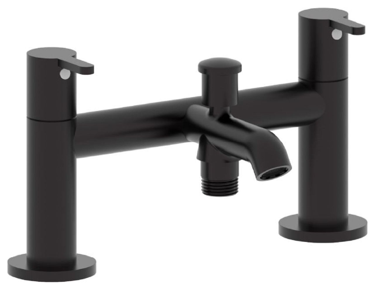 Roca Carelia Bath Shower Mixer Tap with Cold Start Technology - Black