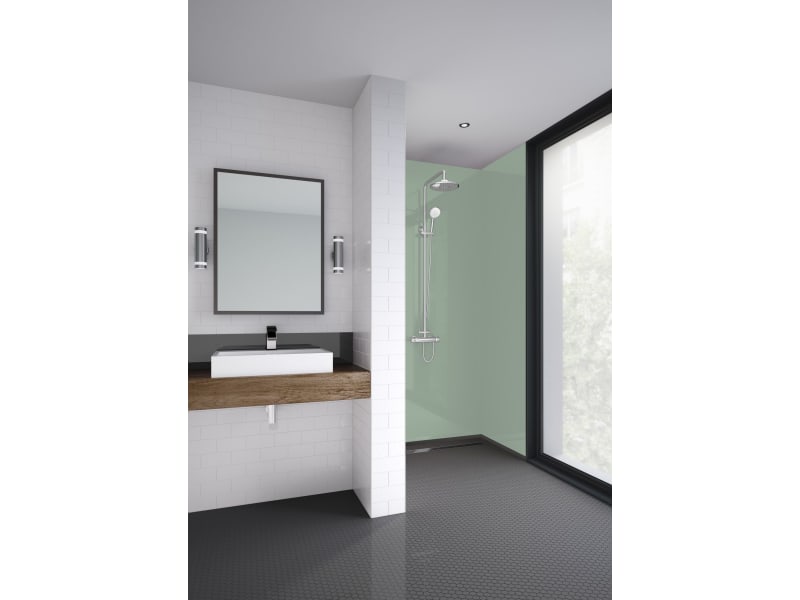 Gloss White Wall Paneling for Bathroom-Shower Wall Panels-Ceiling Panels-Wall Panels-Wetroom Wall Panels-Gloss White 100% Waterproof-by Claddtech 