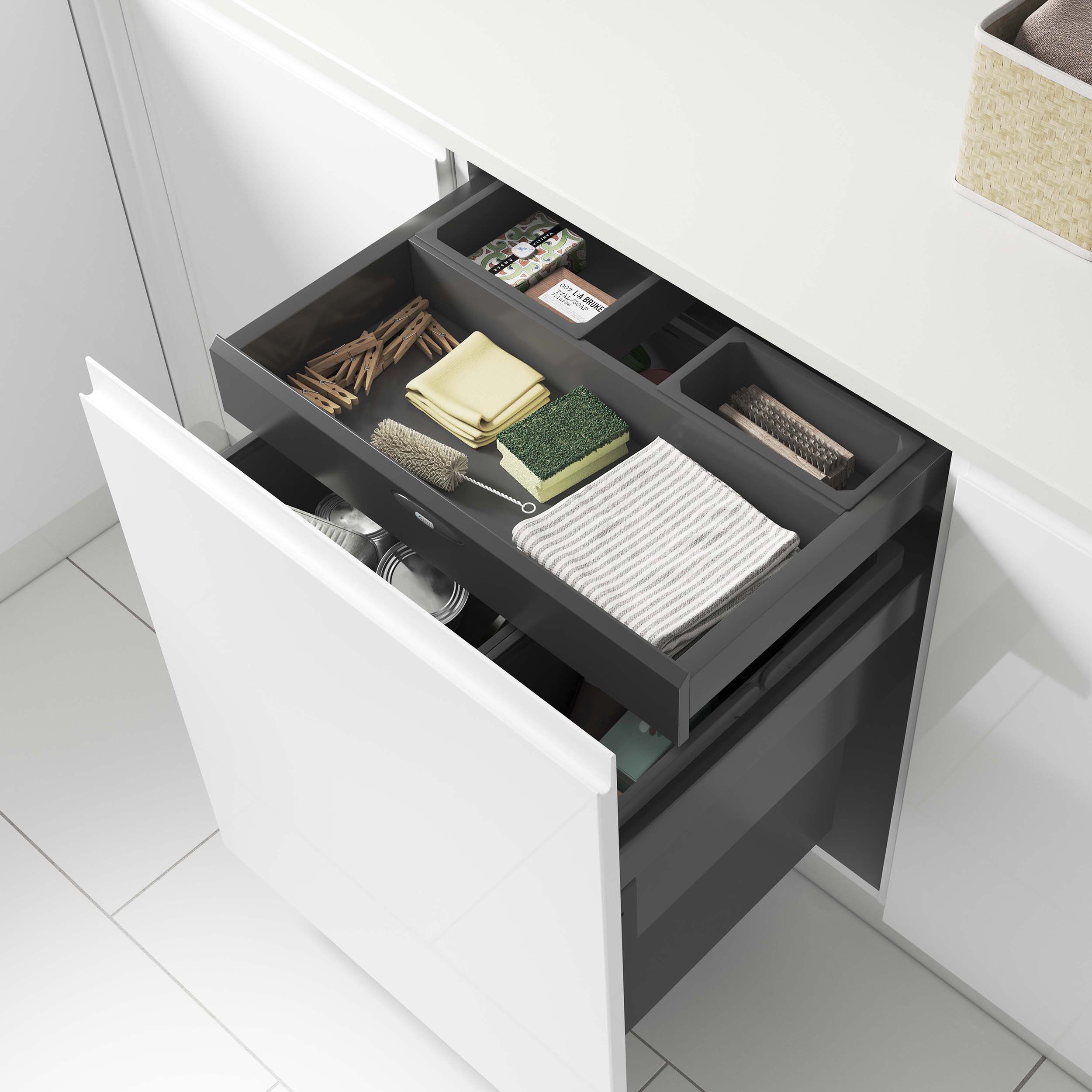 Image of Envi Anthracite Drawer for 600mm Base Unit