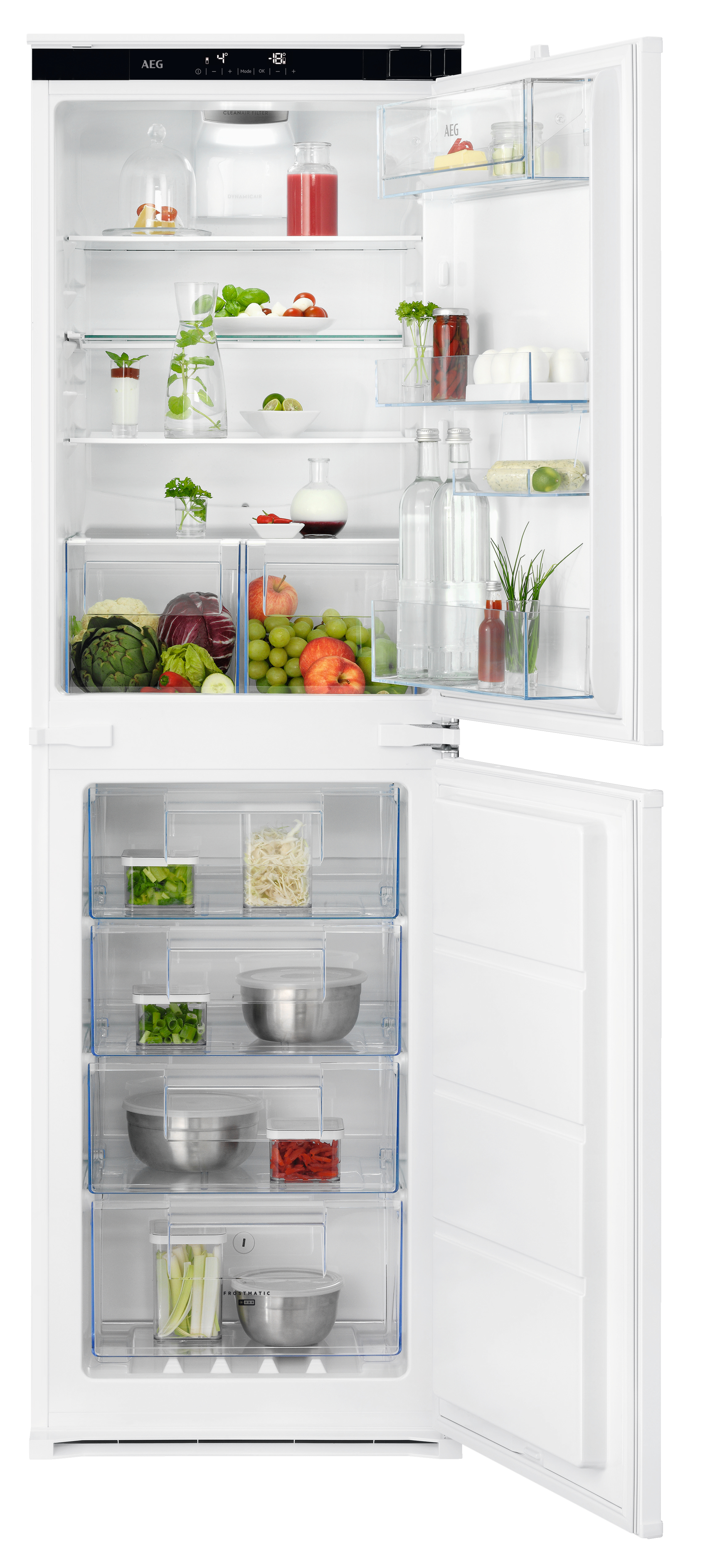 AEG OSC6T185ES No Frost Fridge Freezer with TwinTech - White