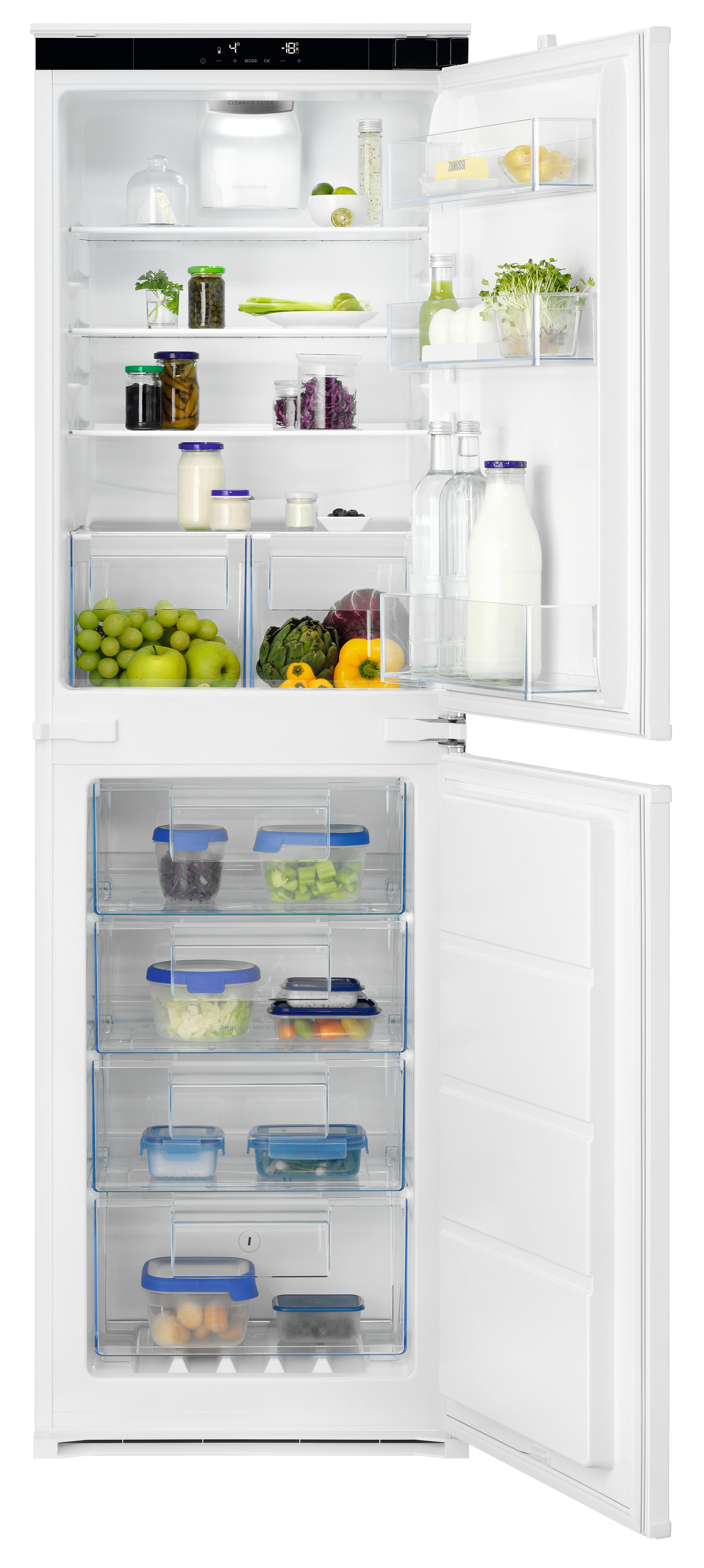 Zanussi ZNTN18ES5 Frost Free Fridge Freezer - White