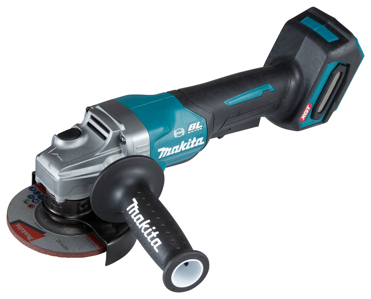 Image of Makita GA012GZ XGT 40Vmax 115mm Cordless Paddle Switch Brushless Angle Grinder - Bare