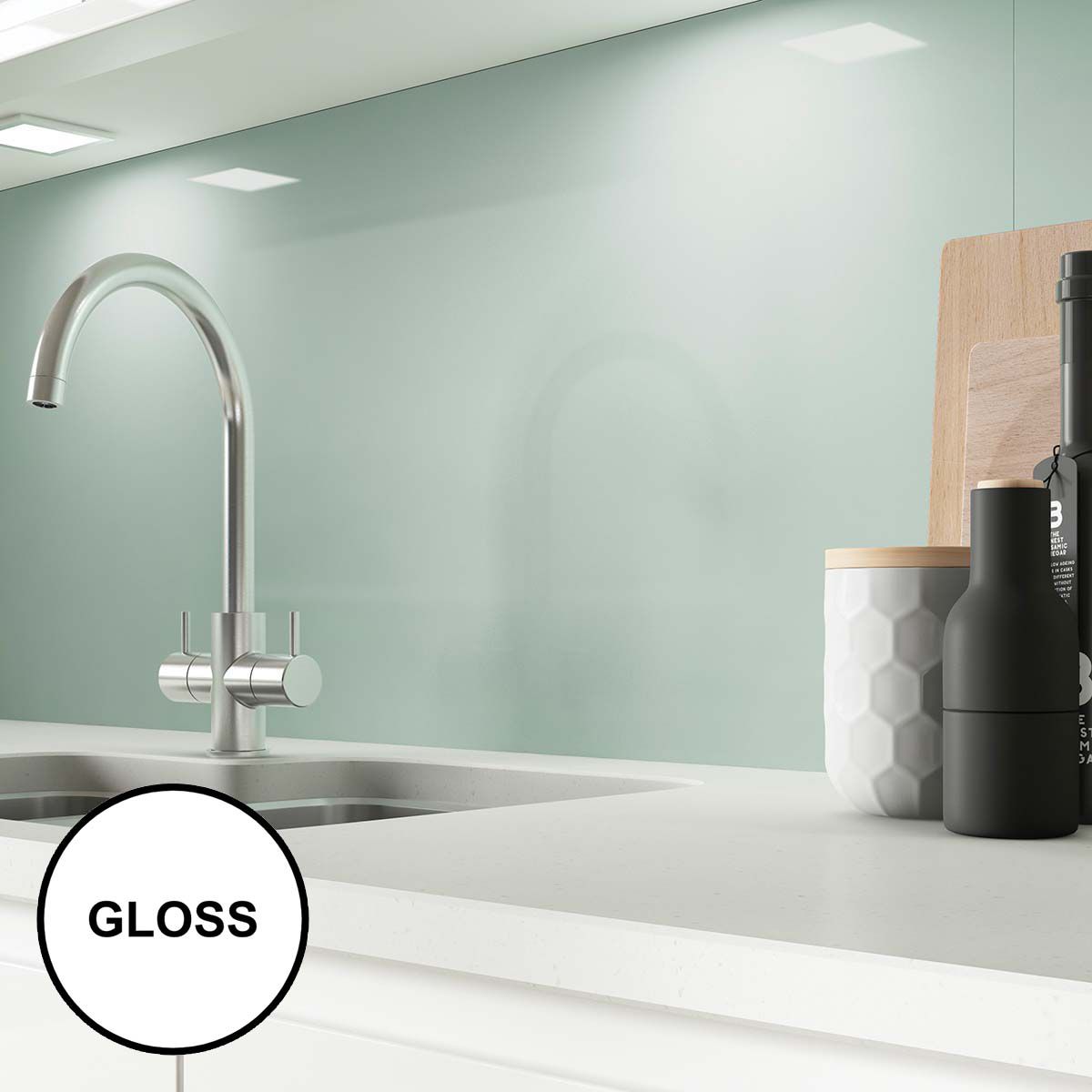 Image of AluSplash Splashback Ocean Wave 800 x 600mm - Gloss