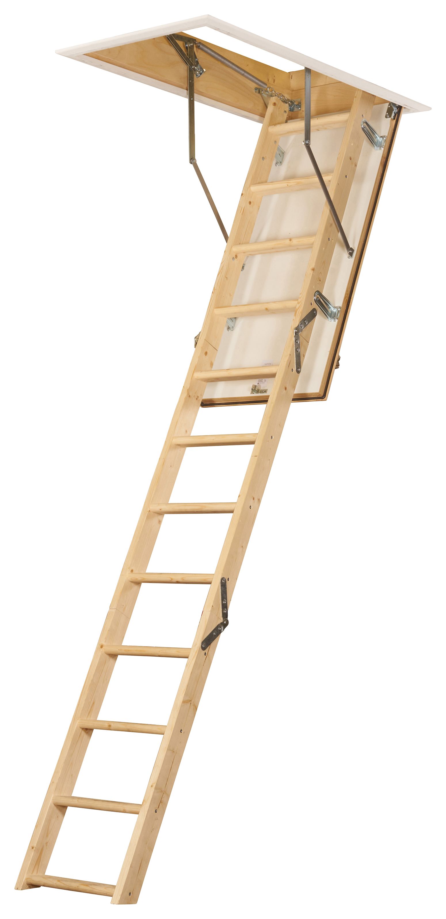 TB Davies FireFold Timber Loft Ladder  - Max Height 2.75m