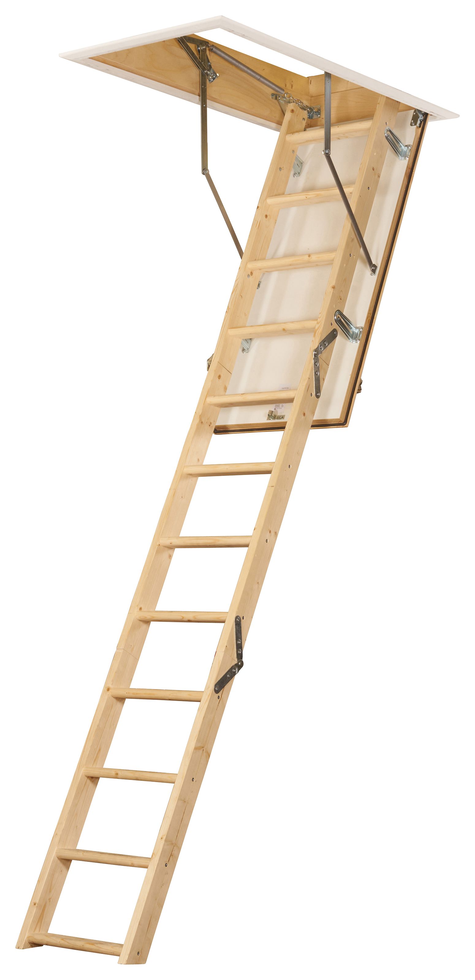 TB Davies FireFold Timber Loft Ladder - Max Height 2.75m