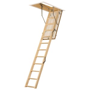 TB Davies FireFold Timber Loft Ladder - Max Height 2.75m