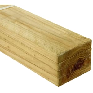 Image of Wickes Treated Sawn Timber - 22 x 100 x 1800mm - Pack 4