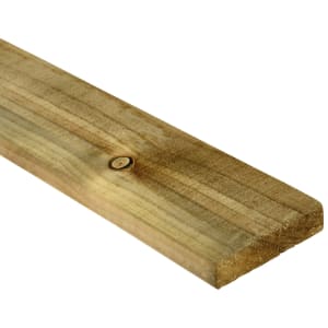 Wickes Treated Sawn Timber - 22 x 100 x 2400mm