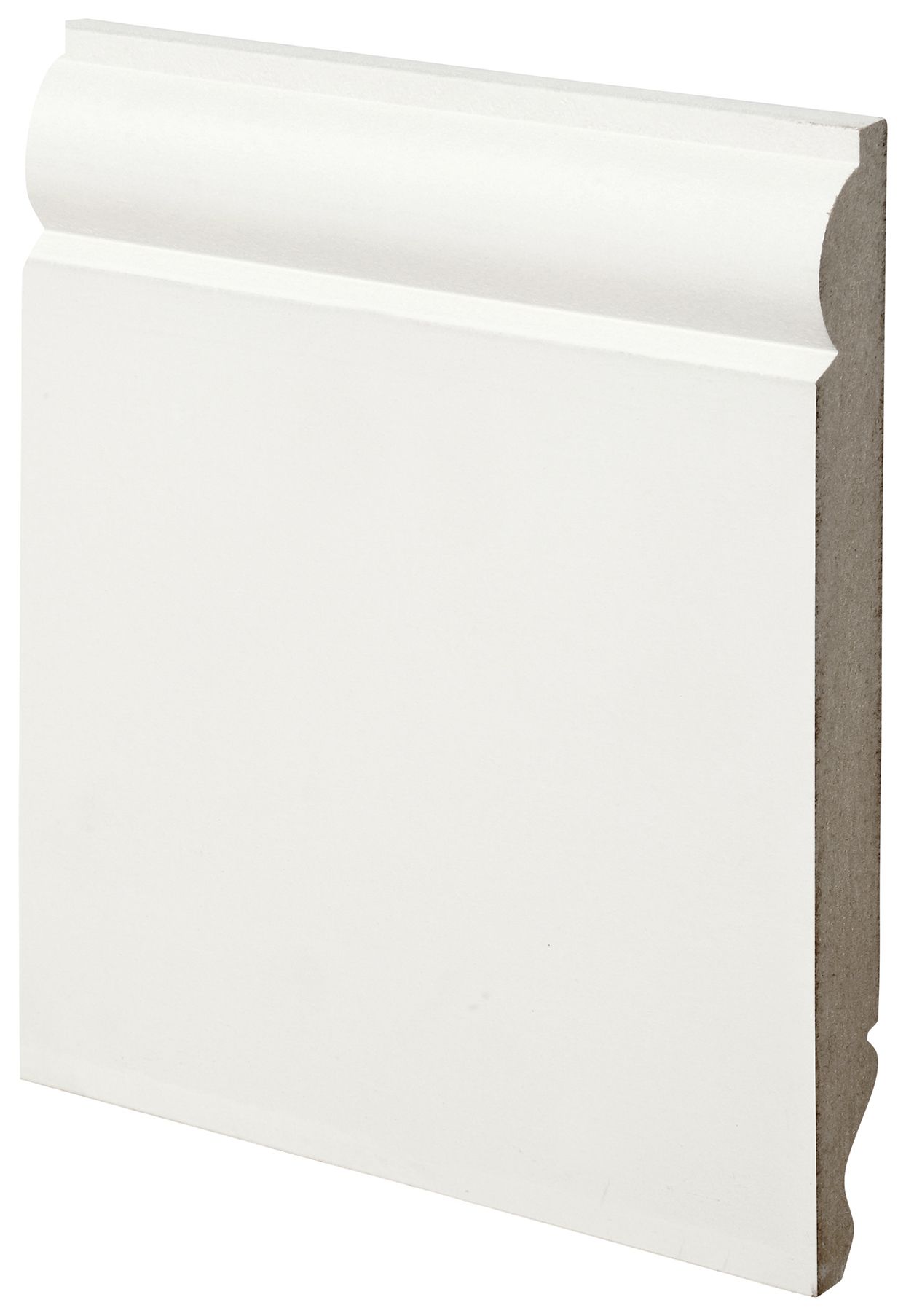 Wickes Dual Purpose Torus / Ogee Primed MDF Skirting - 18 x 169 x 3660 mm