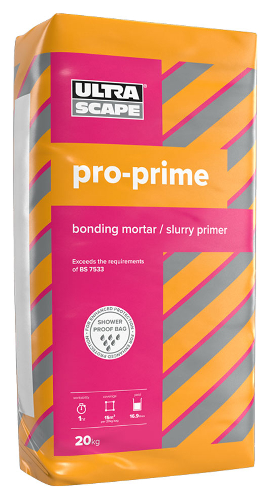 Ultra Scape Pro-Prime Slurry Porcelain Grey Paving Primer - 20kg