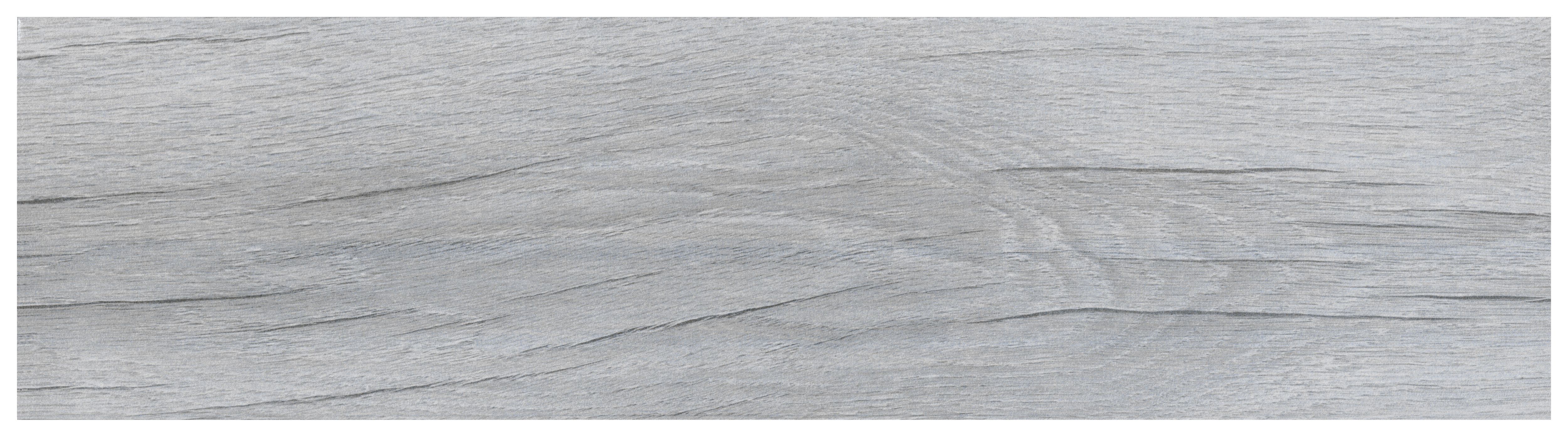 Image of Wickes Mercia Light Grey Wood Effect Wall & Floor Tile - 150 x 600mm - Sample
