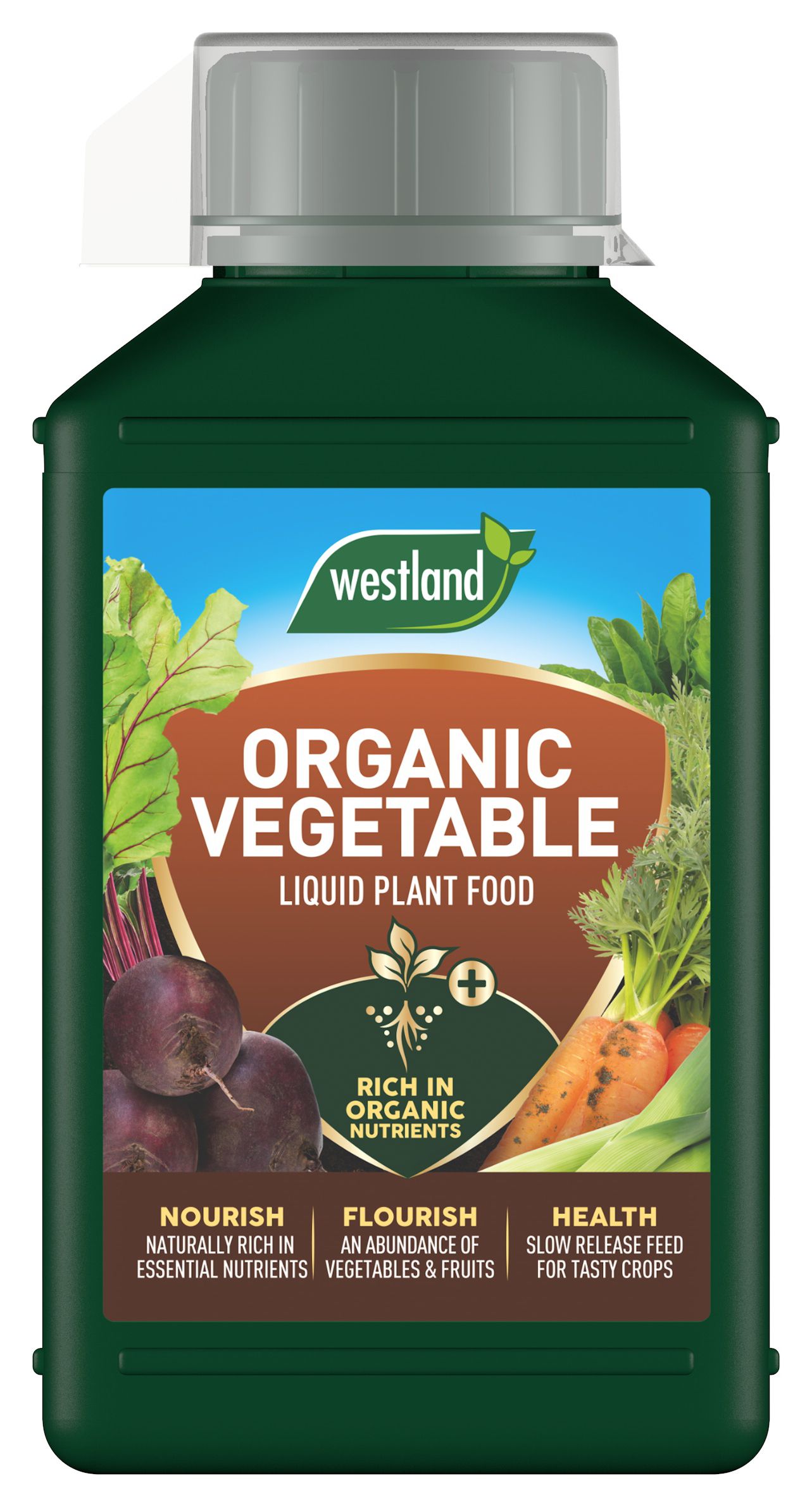 Image of Westland Organic Vegetable Specialist Liquid Plant Food - 1L
