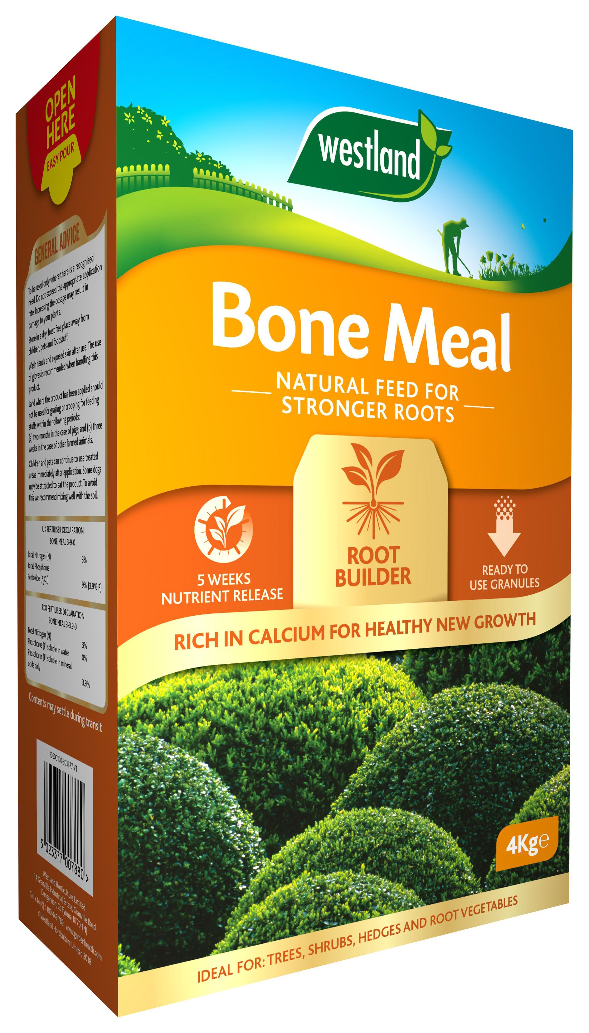 Westland Bone Meal Natural Fertiliser Feed - 4kg