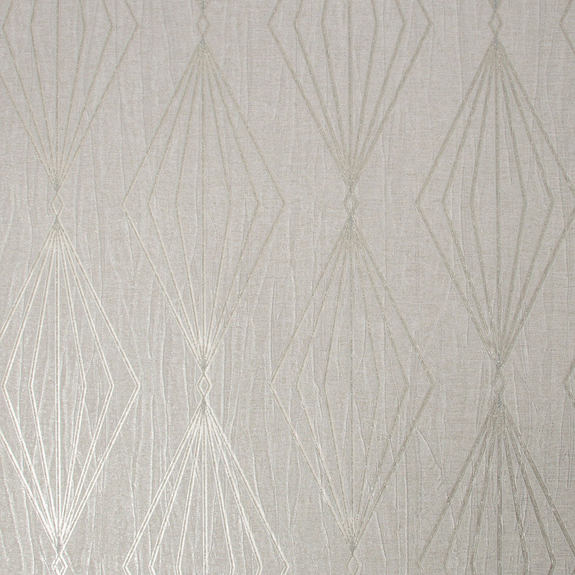 Image of Boutique Marquise Geometric Pearl Wallpaper 10m