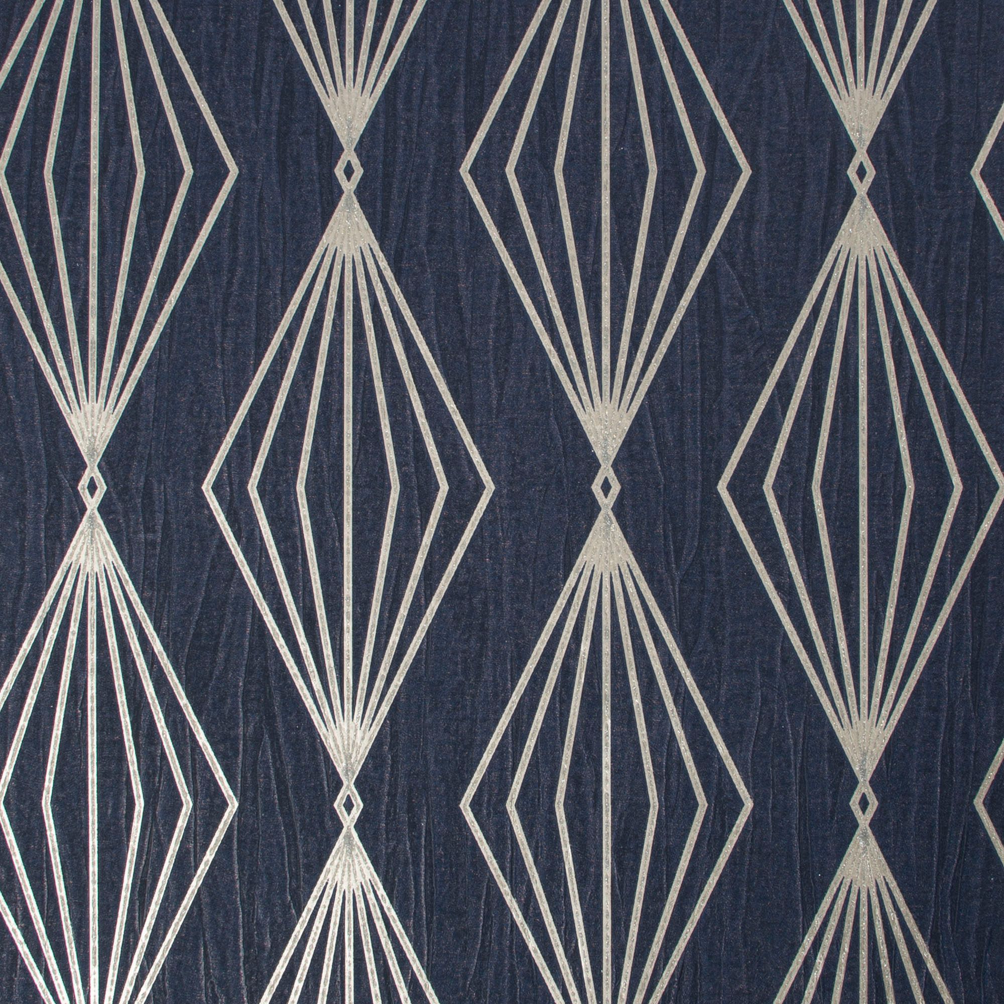 Image of Boutique Marquise Geometric Sapphire Wallpaper 10m