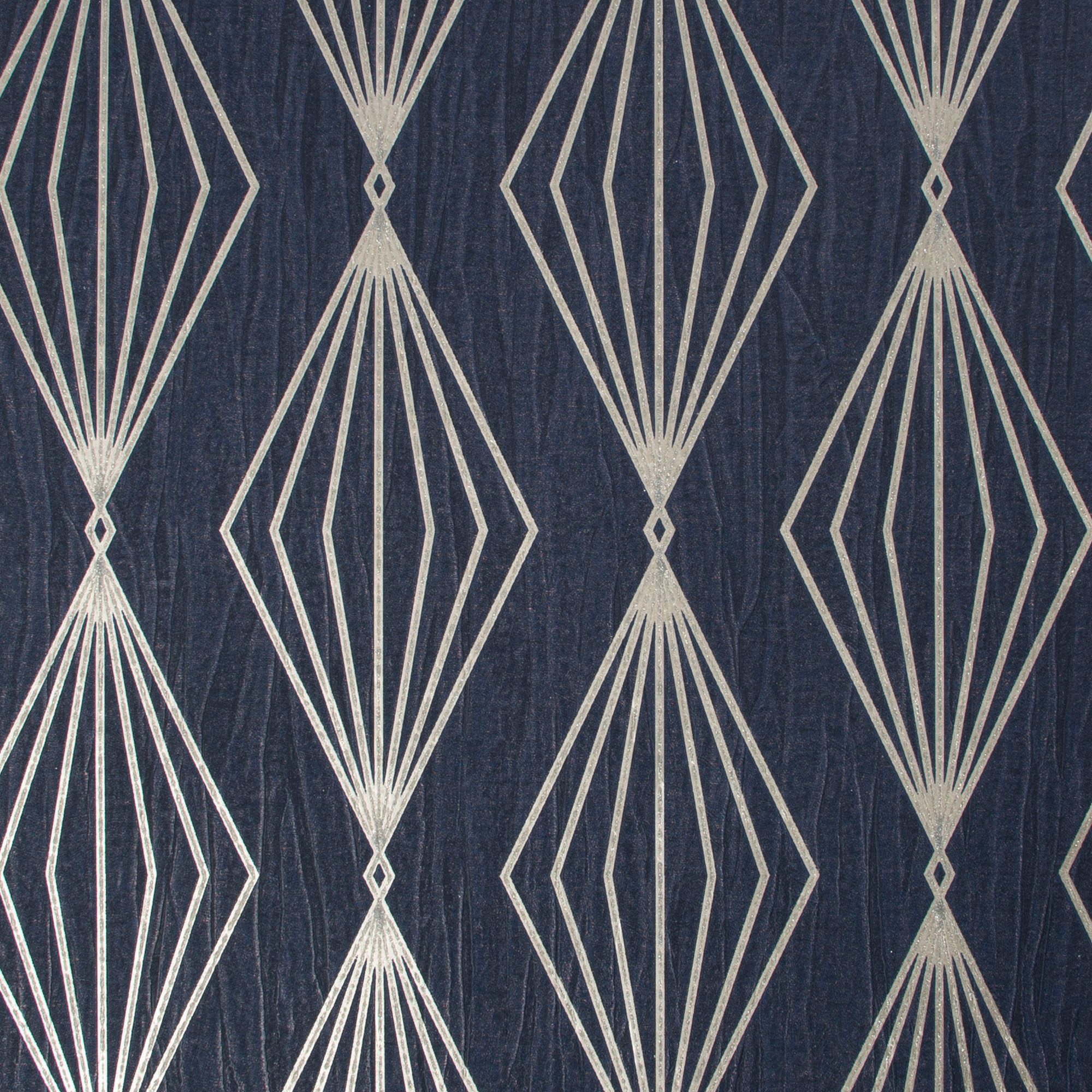 Boutique Marquise Geometric Sapphire Wallpaper 10m