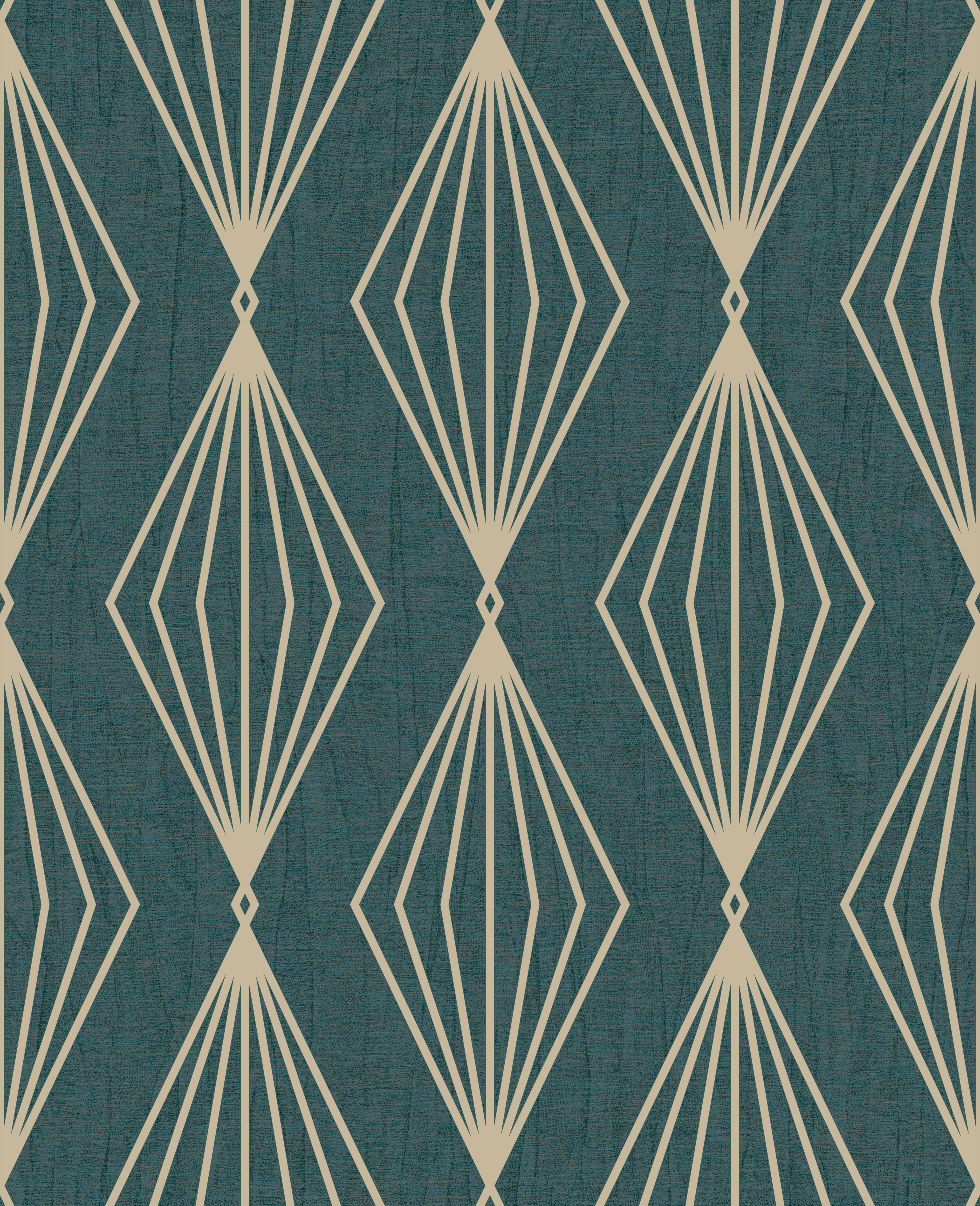 Image of Boutique Marquise Geometric Emerald Wallpaper 10m