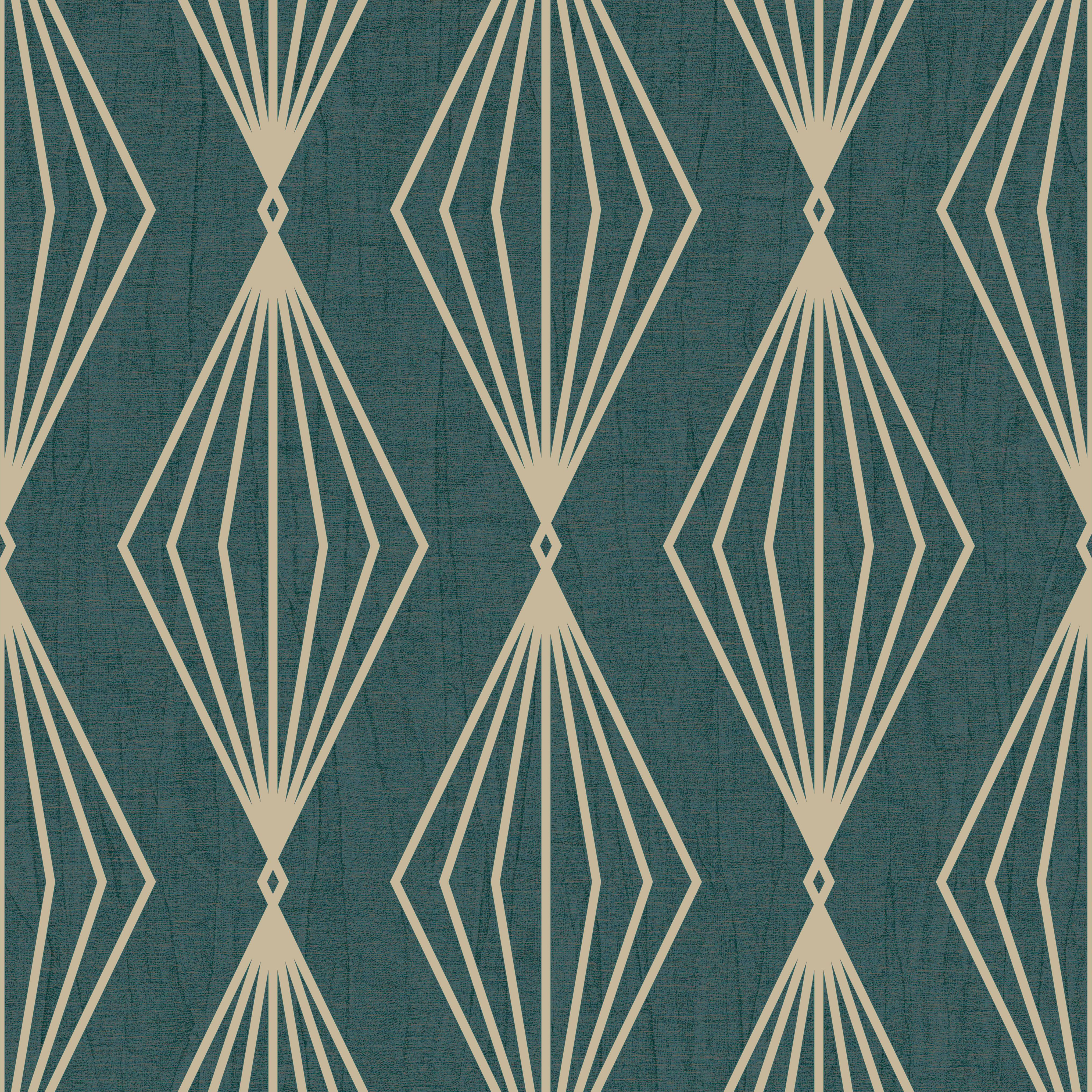 Boutique Marquise Geometric Emerald Wallpaper 10m