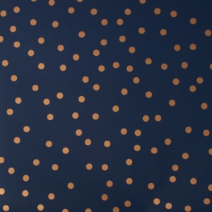 Image of Superfresco Easy Confetti Navy & Copper Wallpaper 10m