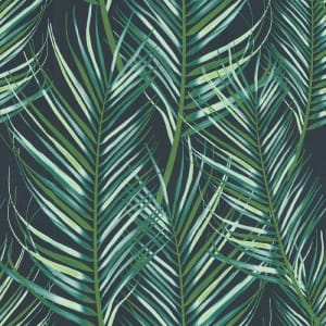 Image of Superfresco Easy Palm Leaves Green Wallpaper 10m