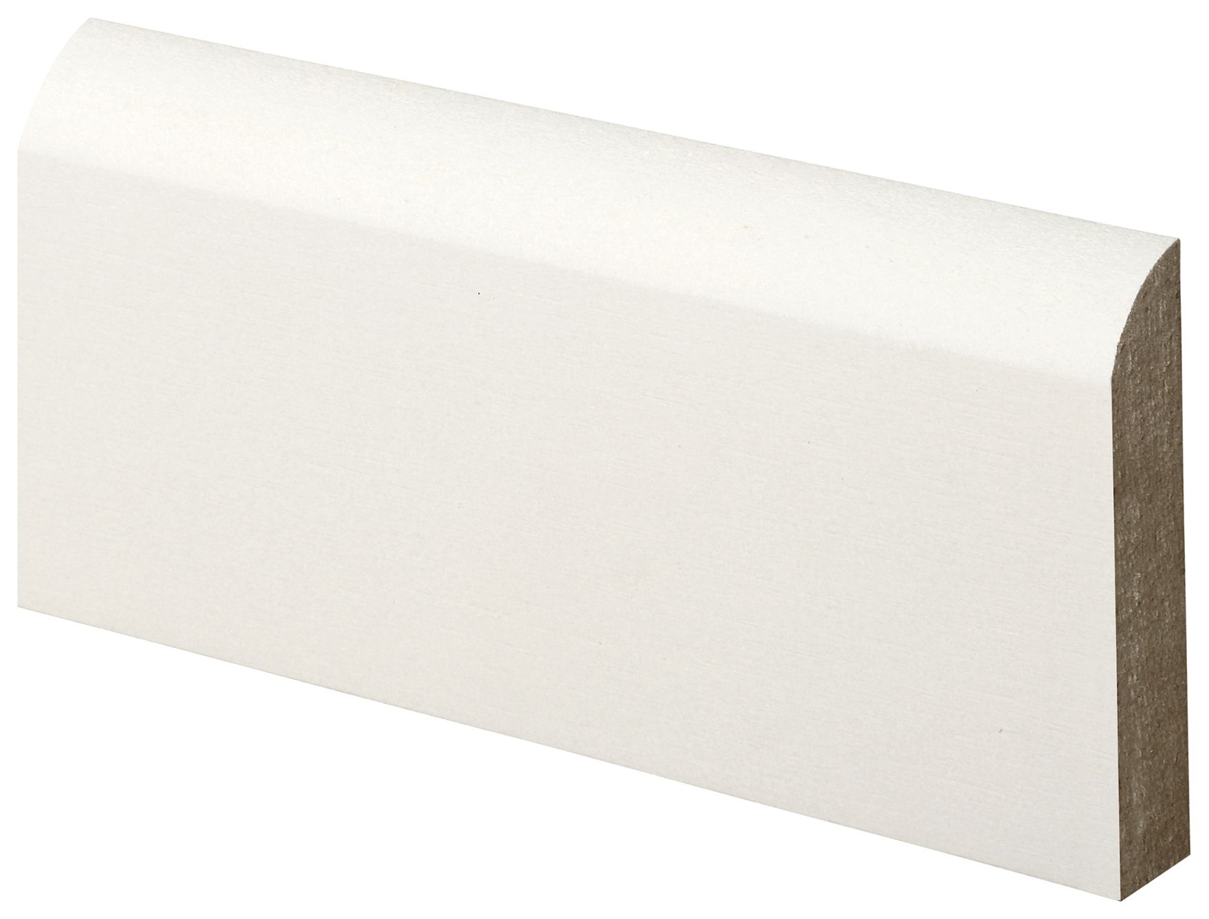 Image of Wickes Bullnose Primed MDF Architrave - 18mm x 69mm x 2.1m Pack of 5