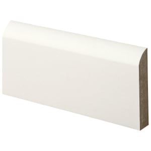 Wickes Bullnose Primed MDF Architrave - 18mm x 69mm x 2.1m