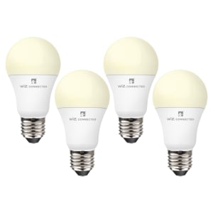 4lite WiZ Connected LED SMART E27 Light Bulbs - White - Pack of 4