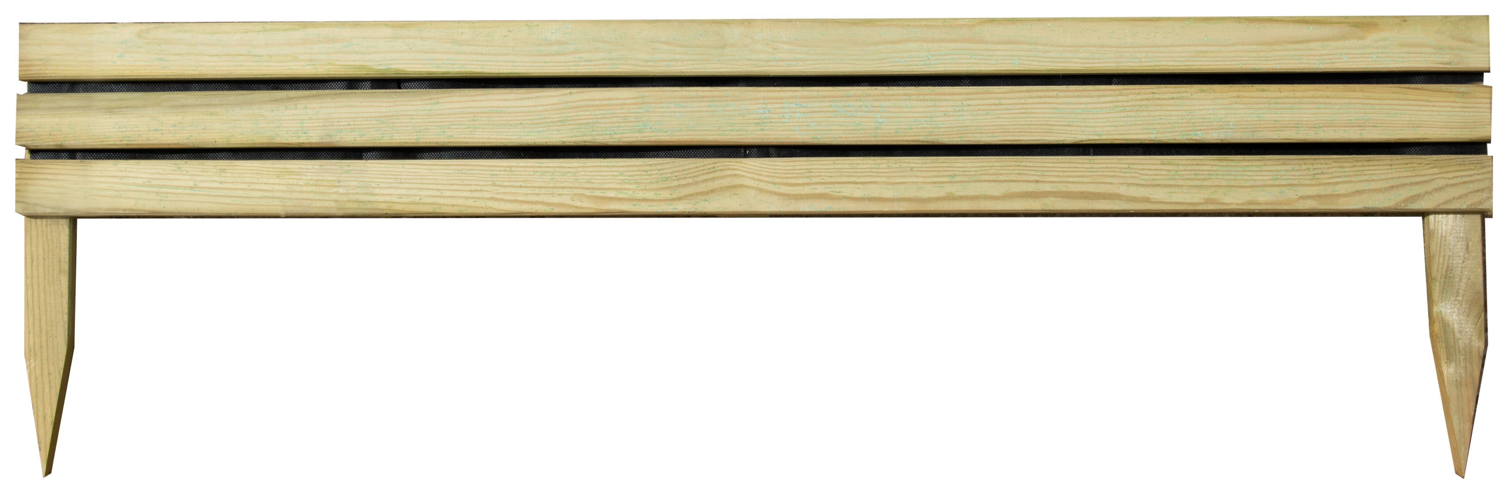 Forest  Garden Slatted Edging 120cm