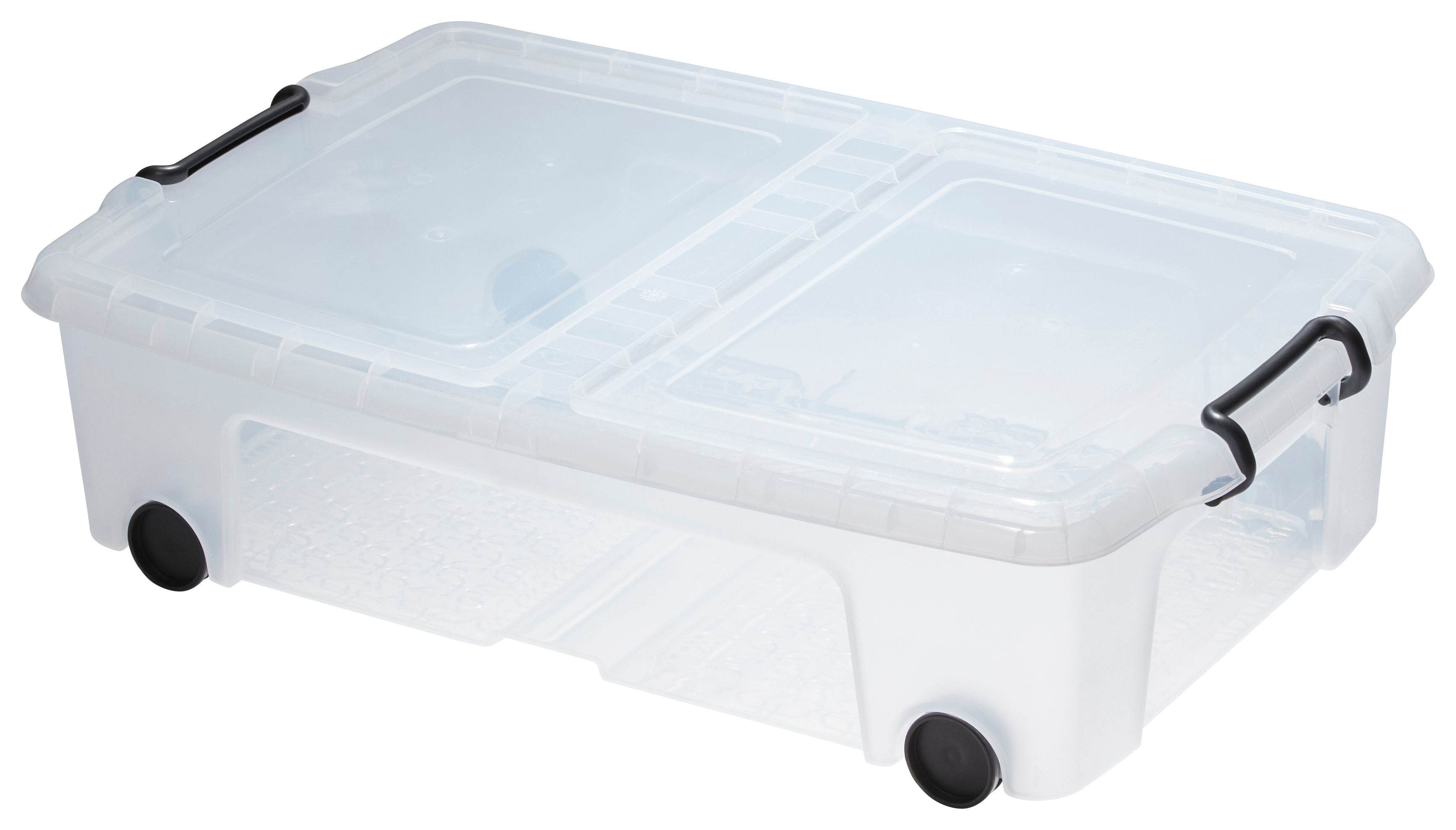 Smart Storemaster Underbed Storage Box with Lid & Wheels - 35L