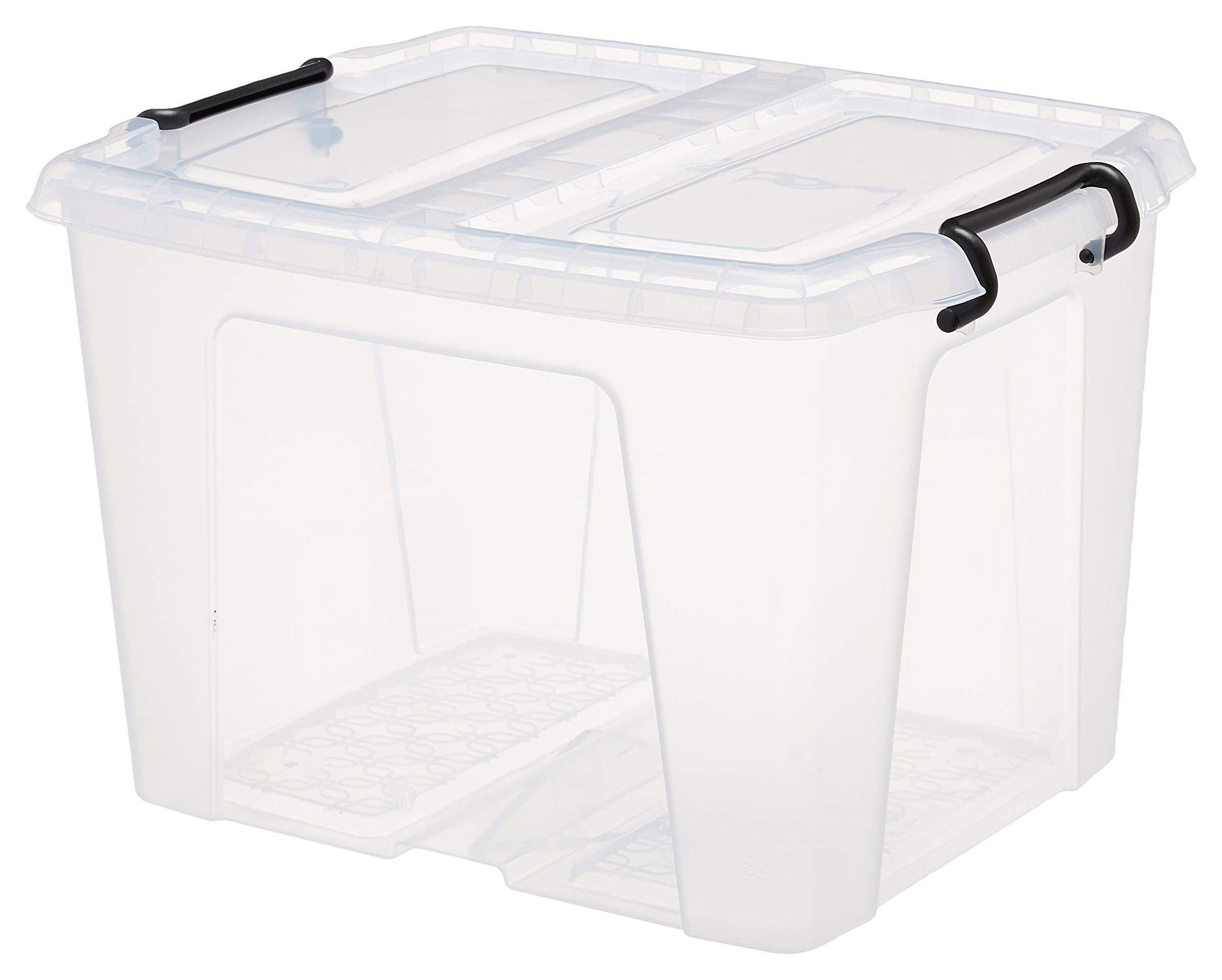 80L 120L 150L Clear Stackable Storage Bins Small Plastic Storage Containers