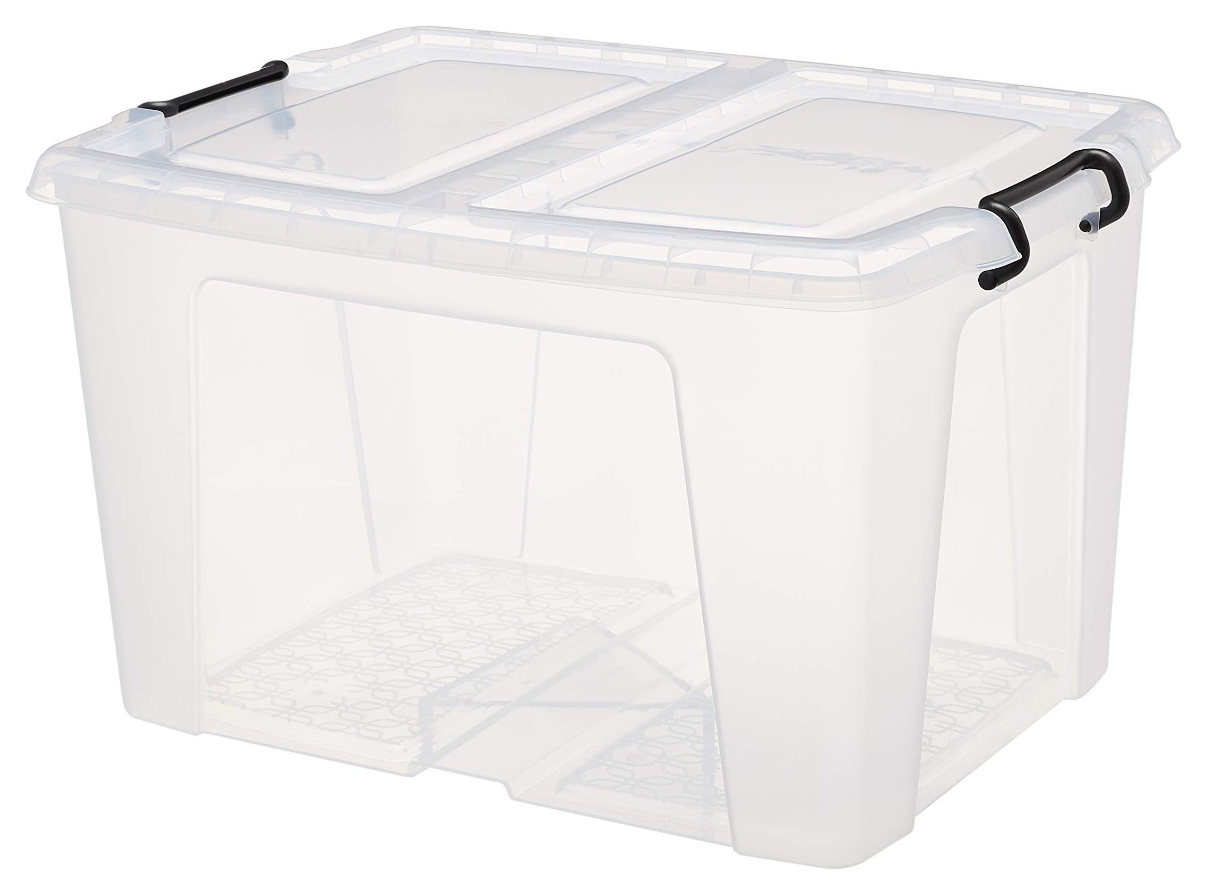 Form Kaze Clear 43L Large Plastic Stackable Storage box