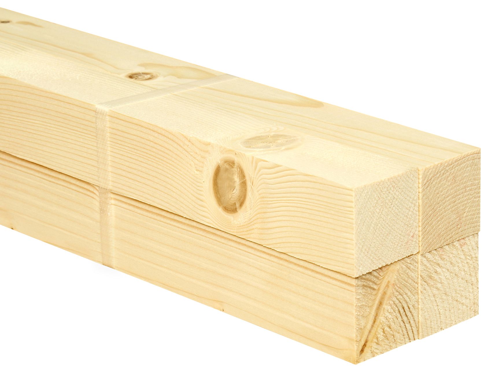 Image of Wickes Whitewood PSE Timber - 34 x 34 x 2400mm - Pack of 4