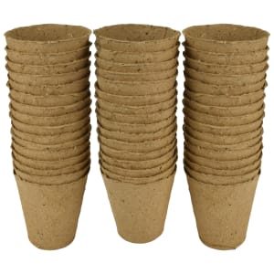 Image of 8cm Pack Of 12 Fibre Pots