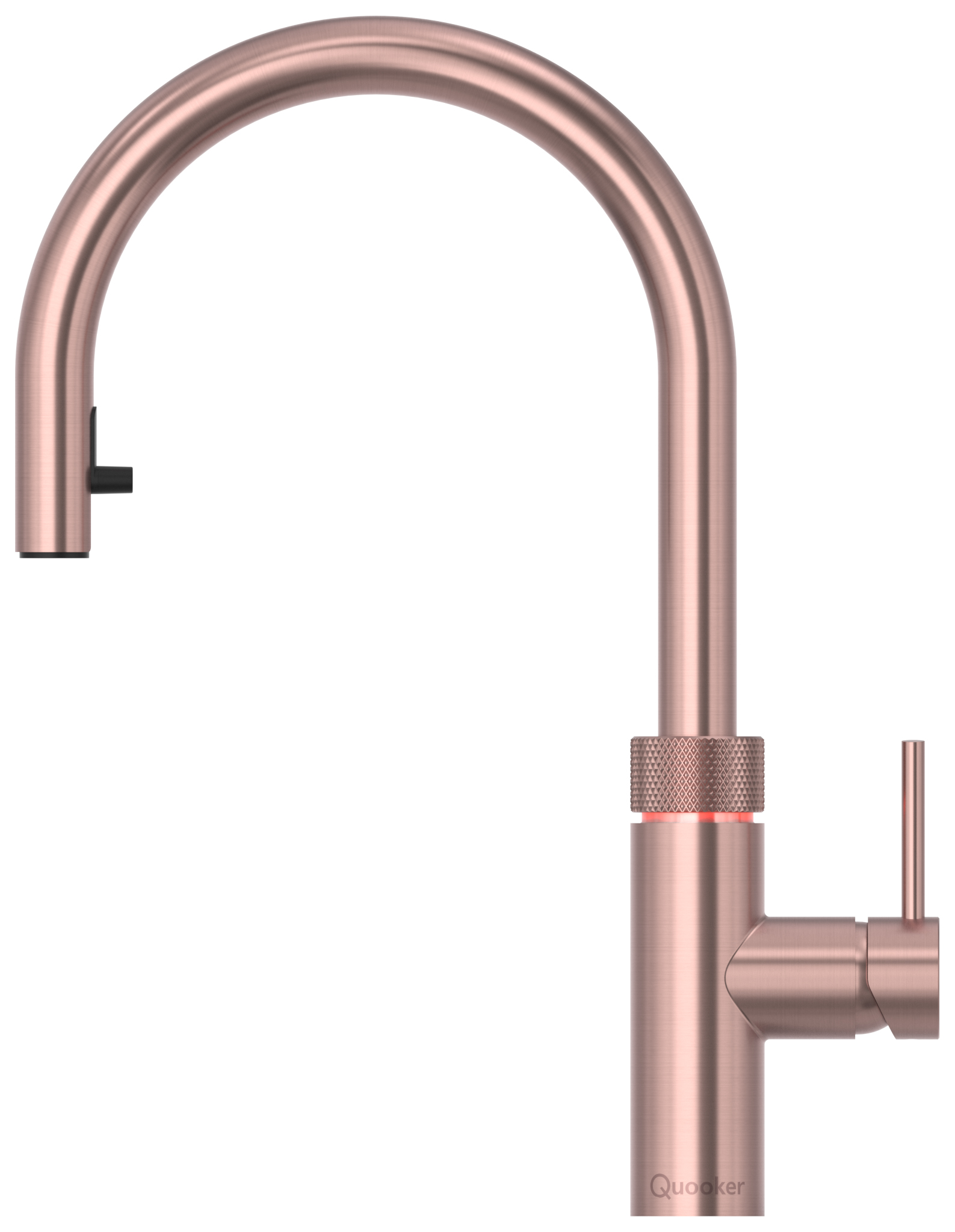 Quooker PRO3 Flex 3-in-1 Pull Out Boiling Water Kitchen Tap - Rose Copper