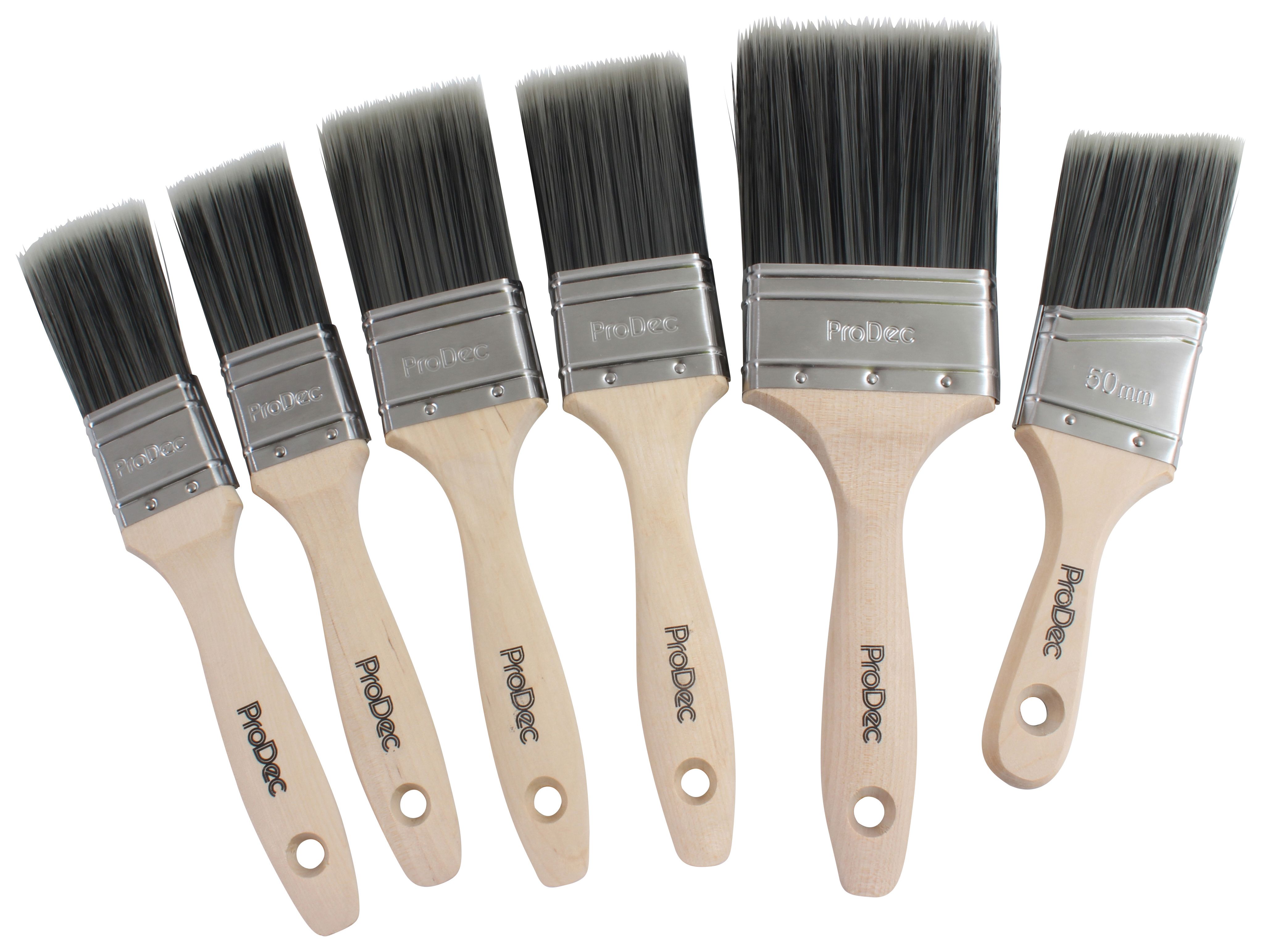 Image of ProDec Trojan Decorator Paint Brush Set - Pack of 6